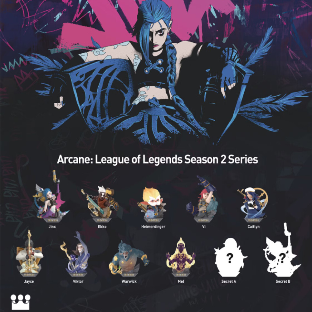 POP MART X League of Legends Arcane Figure Series Blind Box