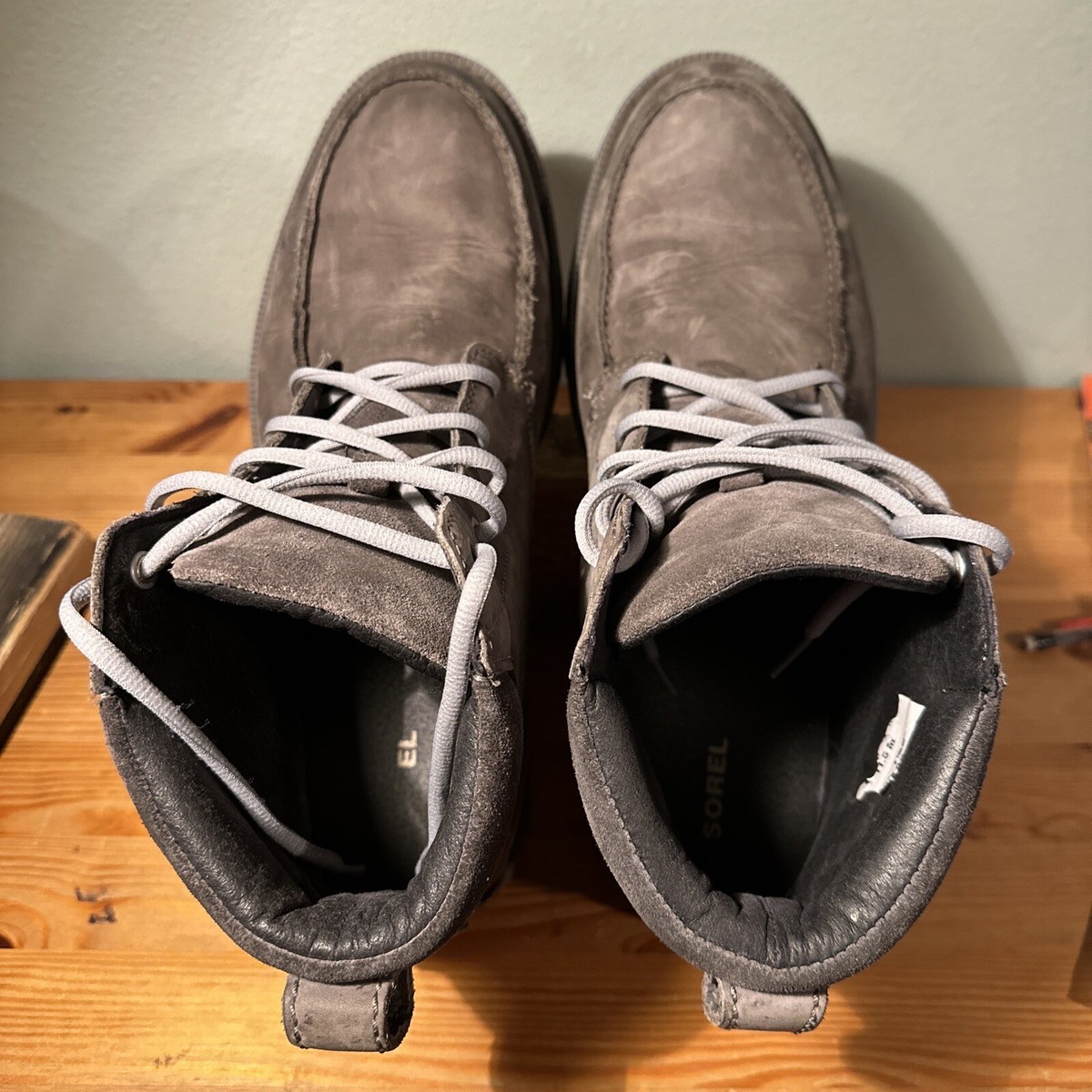 Sorel Madson Moc Toe Waterproof Boots Men\'s 11.5 Quarry Grey NM2788-052 SOREL Madson Boots for Men for Sale - Shop New & Used Men main image 3