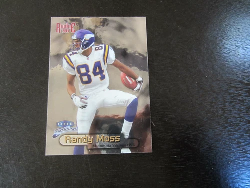 1998 Fleer Brilliants # 140 Randy Moss Card (CR) Minnesota Vikings Marshall