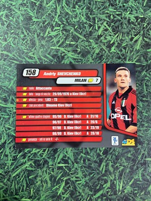 Andriy Shevchenko Calcio 2000 AC Milan Football card Soccer | eBay