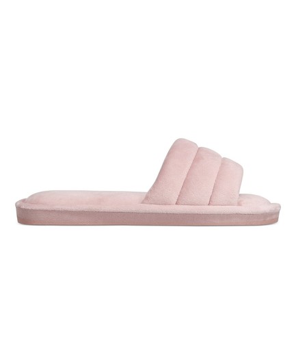 Pantofole Alfani Donna Peluche Slide Sposa Rosa - Foto 2 di 5