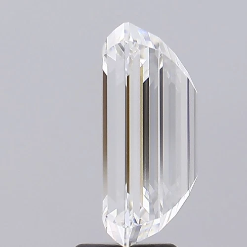 IGI Certified Emerald Cut CVD/HPHT Lab Grown 1ct E | VS2 Loose Diamond - Ring - Image 3 of 4