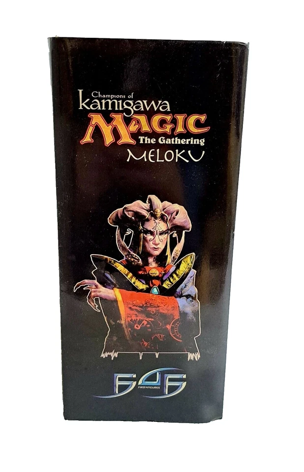 F4F Magic The Gathering Campioni Di Kamigawa Statua Meloku MISB NUOVO & OVP ! - Immagine 2 di 4