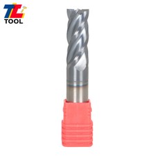 1/2" 4 Flute 1-1/4" LOC Carbide End Mill 3" Overall Length-TiALN COATED