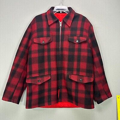 Vintage 60s 70s Reversible Buffalo Plaid Hunting Jacket Coat Vintage 60s 70s Reversible Buffalo Plaid Hunting Jacket Coat