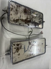 Stainless Steel Mirror Pair Heated for  Semi Truck Parts Or Repair Lot 3 NO HEAT