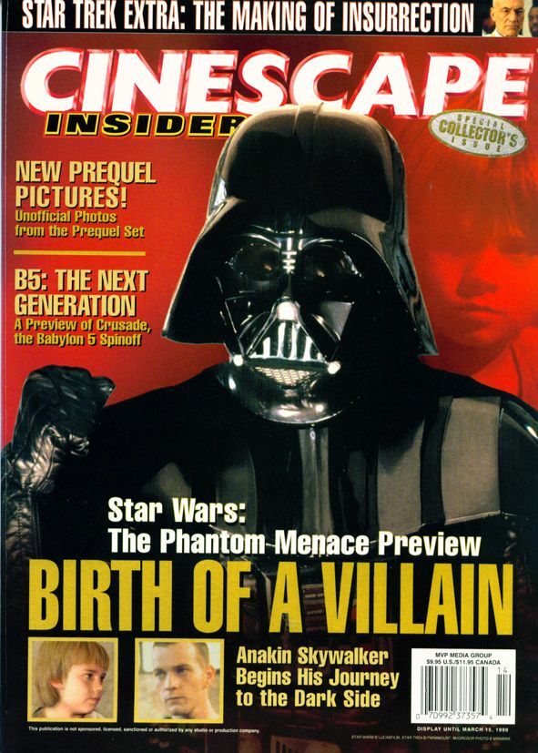 Original 1994-2004 CINESCAPE Magazine Collection - Sci-Fi