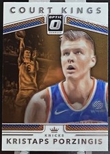 2017-18 Donruss Optic Court Kings Kristaps Porzingis #14 New York Knicks