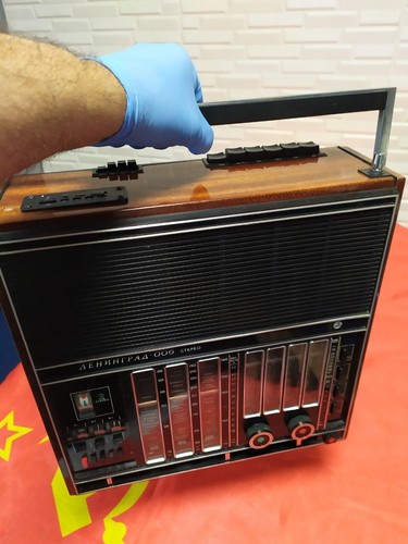 Vintage Collectible Restored Receiver Leningrad 006.USSR - Picture 10 of 11