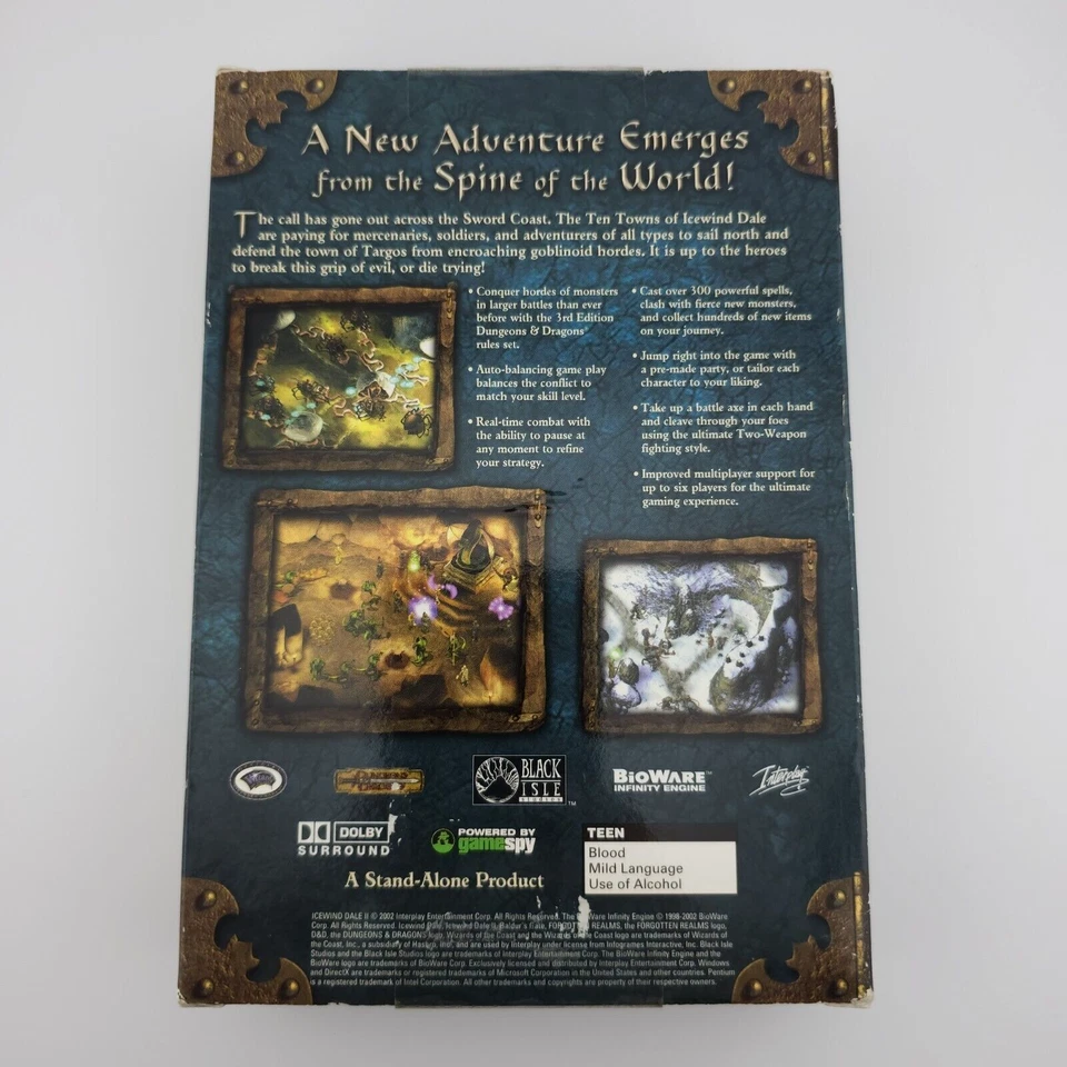 Icewind Dale II, 2002, Small Box, New & Sealed - Image 3 of 4