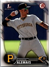 2016 Bowman Draft Picks & Prospects Stephen Alemais Pittsburgh Pirates #BD-34