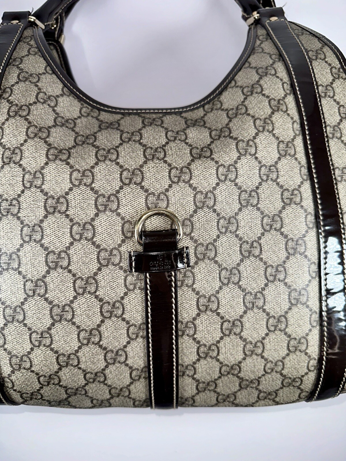 Authentic GG Plus Monogram Medium Joy Shoulder Bag - image 13