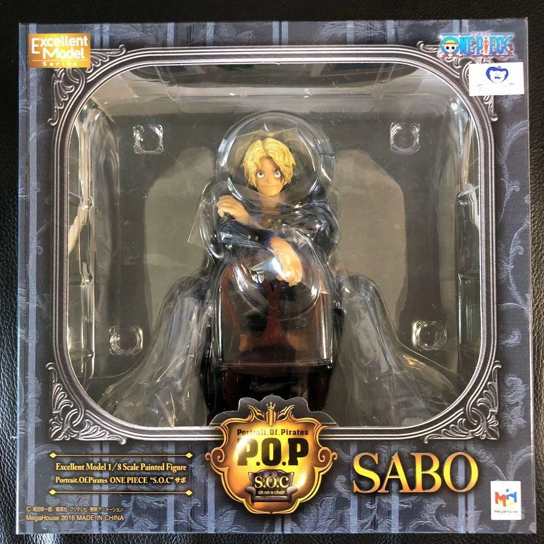 One Piece POP Portrait.Of.Pirates S.O.C Action Figure Statue Sabo