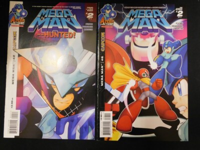 MEGA MAN 42 46 ARCHIE COMIC LOT CAPCOM IAN FLYNN SPAZ HERMS POWREE 2014 VF/NM