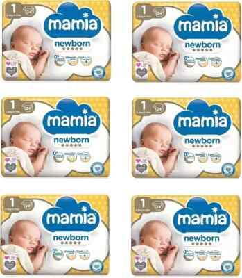 Gr. 1-7 Mamia New Born Windeln Ultra Dry Air System Baby Windeln alle Größen