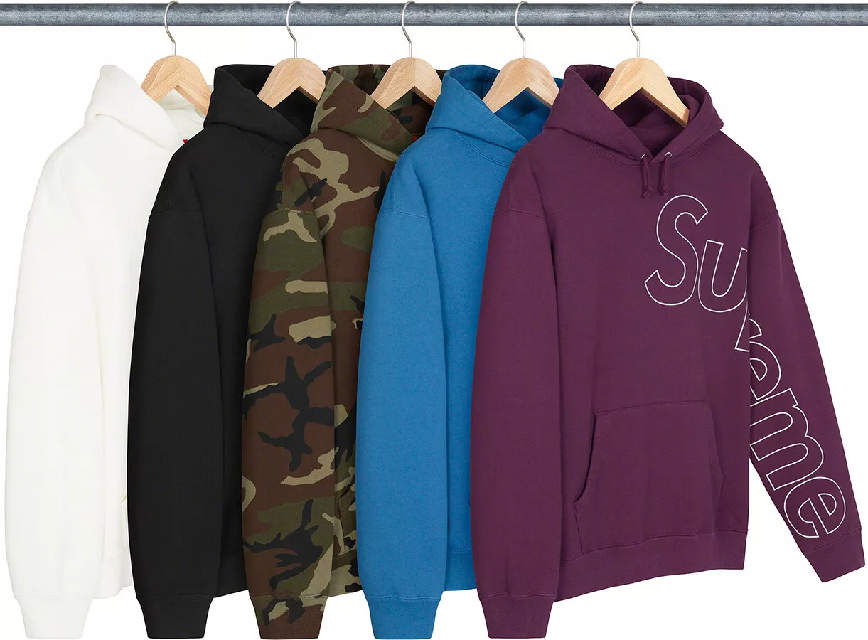 Sweat shirt à capuche réfléchissant Supreme FW21 (FW21SW82) homme taille S 2XL