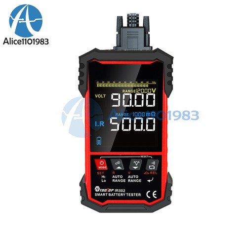 TOOLTOP 120V 500Ω Li-ion Battery Internal Resistance Tester Battery Tester Tool - Picture 23 of 26