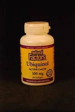 Natural Factors Ubiquinol Active CoQ10 100mg 60 Softgels Enhanced Absorption