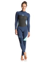 Roxy Synchro Ladies 3/2mm Wetsuit (2017) In Blue Roxy Synchro Ladies 3/2mm Wetsuit (2017) In Blue