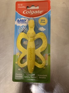 colgate baby toothbrush and teether