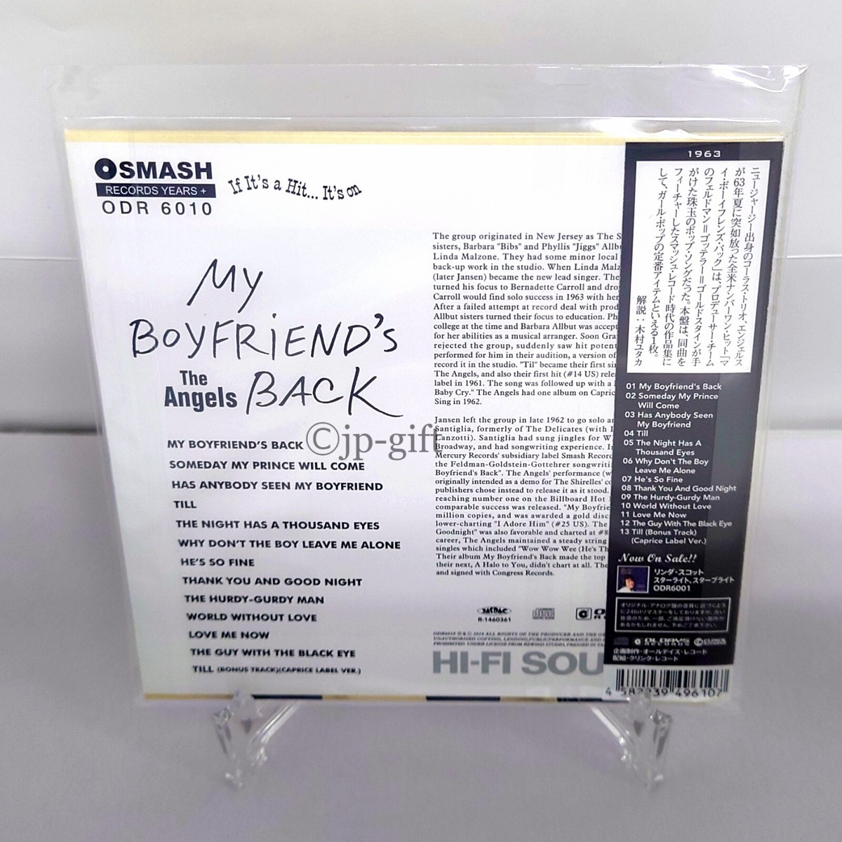 Angels -my Boyfriend's Back-japan Mini LP Bonus Track C94 for sale