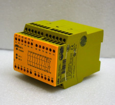 PILZ 774140 PZE 9 24VAC 8n/o 1n/c DIN RAIL MOUNT SAFTEY RELAY 24 VAC/DC