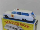 Vintage Lesney Matchbox #54 Cadillac Ambulance - w/ Box