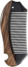 Chinese Style Hair Comb Natural Wood and Hornyy Material Anti-static