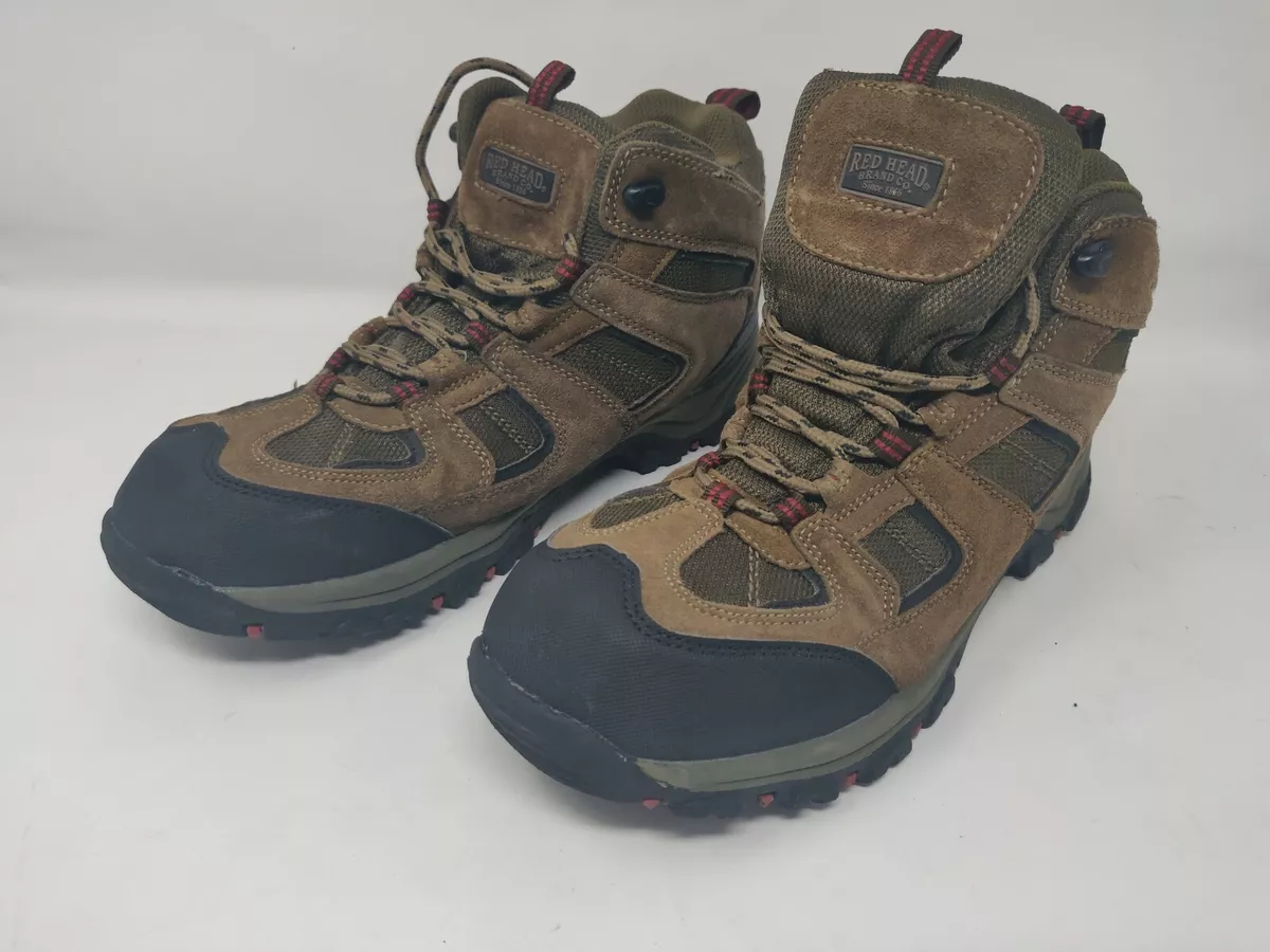 MEN SHOES REDHEAD ANKLE BOOTS SKYLINE Size 9.5 M BROWN LEATHER eBay