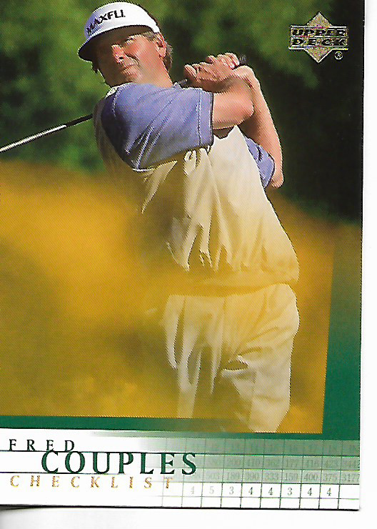 2001 Upper Deck Fred Couples Checklist Card #198