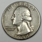 1954-S Washington Quarter - Extremely Fine (XF) KM#164 - 90% Silver - 5881