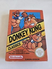 Nintendo NES Donkey Kong Classics, OVP, Anleitung, Komplett