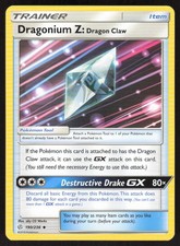 Pokemon Dragonium Z: Dragon Claw Uncommon 190/236 SM - Cosmic Eclipse LP