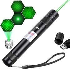  Green Laser Pen USB Rechargeable Long Range Precision Beam