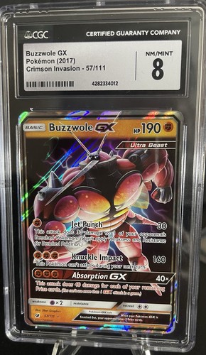 Buzzwole-GX graded CGC 8 for sale on eBay