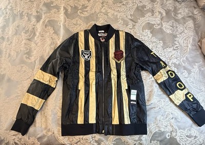 World of Troop Moto Jacket (blk/gold) size large