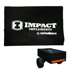 IMPACT IMPLEMENTS 1000lb & 1500lb ATV/UTV & Garden Tractor Utility Trailer Cover