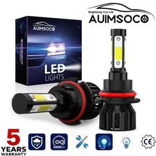 For Dodge Ram 1500 1994-2001 9007 Hb5 Led Headlight Bulbs Kit White Lights 2pcs For Dodge Ram 1500 1994-2001 9007 Hb5 Led Headlight Bulbs Kit White Lights 2pcs