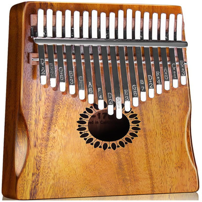 Newlam Kalimba 17 Tasten Fingerklavier Musikinstrument für Kinder und Erwachsene