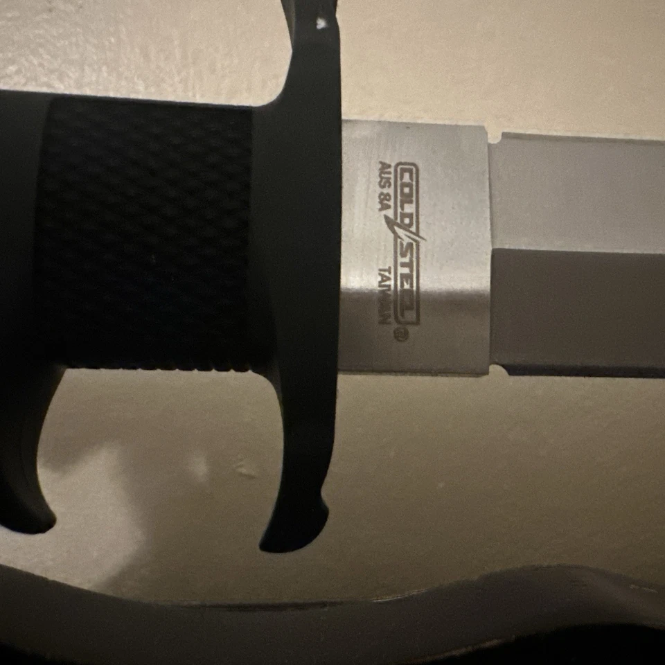 COLD STEEL OSS 8.25" Japanese Knife AUS8A Blade 5.125" Kray-Ex Handle w/ Sheath - Image 4 of 4