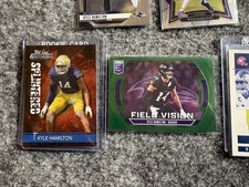 2025 Panini Donruss Elite Kyle Hamilton Field Vision Green #4 & 2+ RCs & 2 More