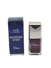 Dior Vernis Long Wearing Nail Enamel Polish Lacquer 972 Reglisse Liquorice NIB