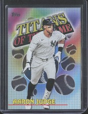 2026 Topps Series One Aaron Judge Insert Titans of the Game