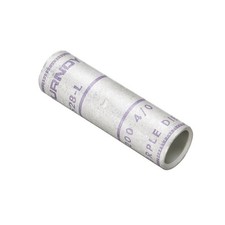 Burndy YS28LBOX 4/0 AWG Standard Barrel Copper Compression Splice Purple