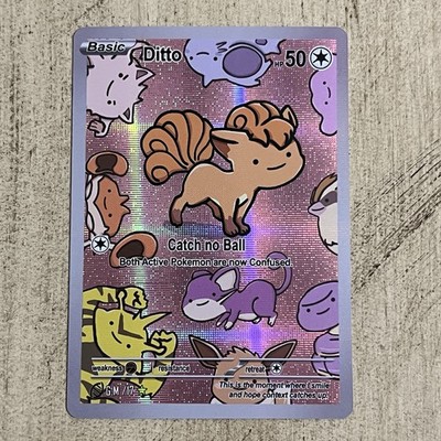 After Skool Hobby Ditto Vulpix 17 Series 2 Holo  Fan Art Genetic Mystery 1st Ed