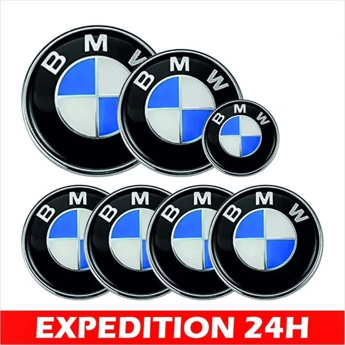 Logo emblème BMW blanc bleu de replacement pour restaurer les sigles ternis