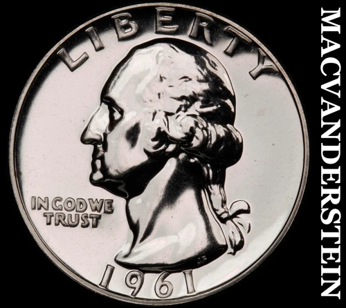 1961 Washington Quarter- Silver Choice Gem Proof Luster #i505