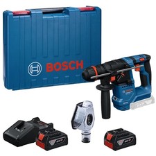 Bosch GBH 18V-18 X Brushless 18V SDS+ Hammer Drill 2 x 5Ah Battery Charger Case