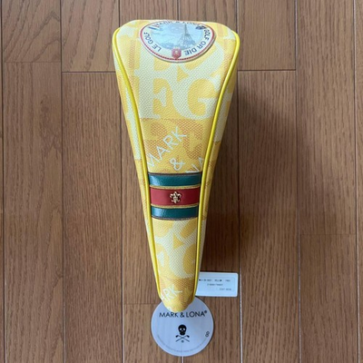 #ad MARK AND RONA Golf Driver Head Cover Yellow Japan Accessory $254.60