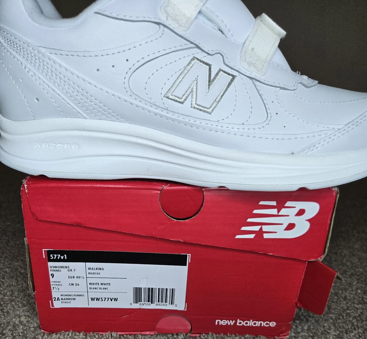 New Balance 577 Off-White Sneakers ! Size 13 New Balance 577 Walking Shoes Sneakers 2E Womens Size 10  main image 2